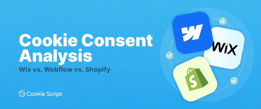 Website Builders Face-Off: Wix vs. Webflow vs. Shopify Cookie Consent Analysis